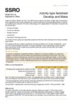 Activity type Factsheet - Develop and Make 2024